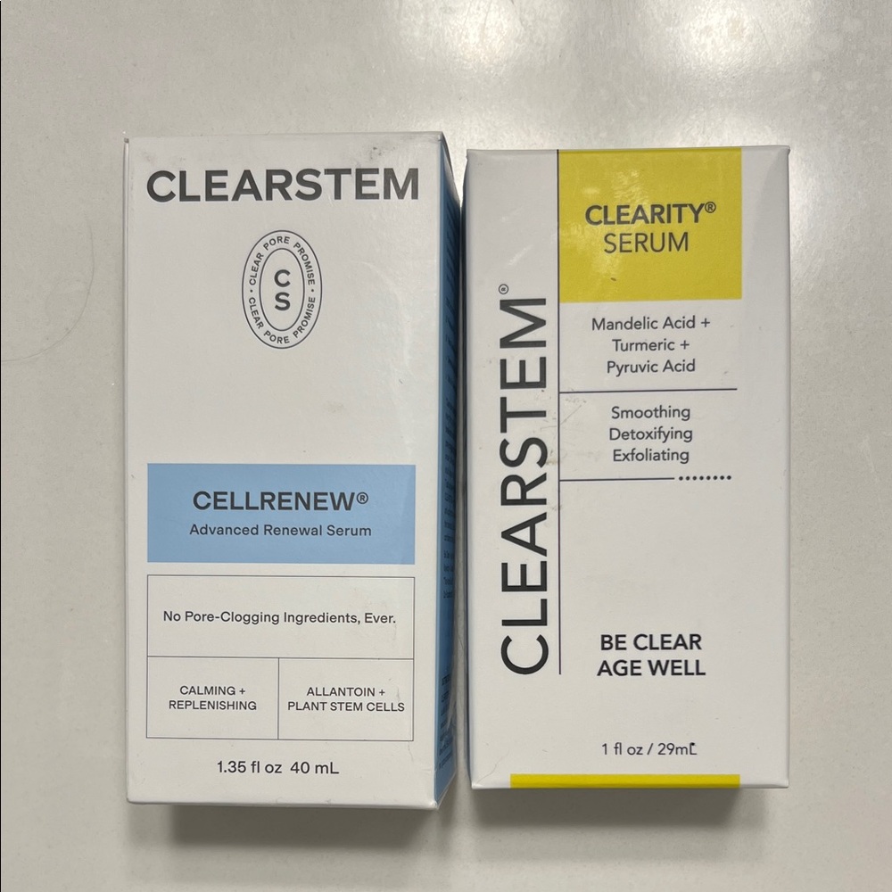 CLEARSTEM Cellrenew and Clearity Set